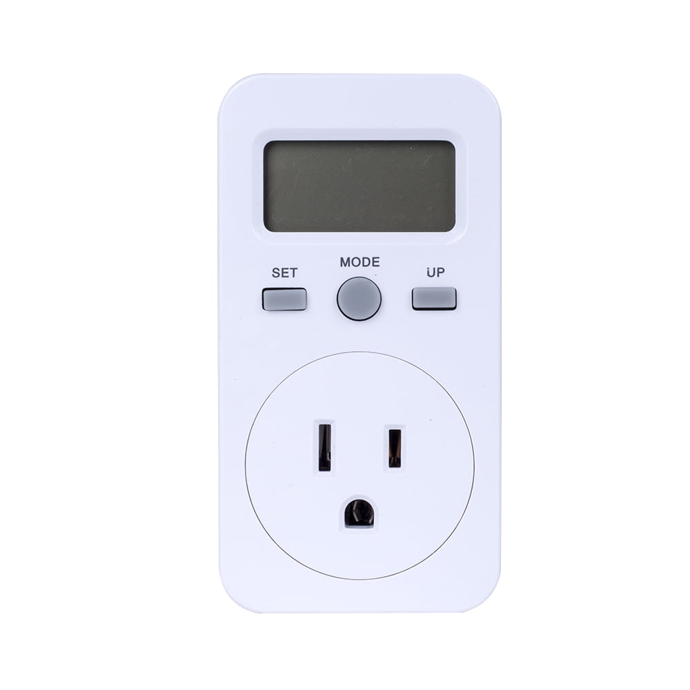 Digital Power Meter Energy Meter Plug-In Socket Electric Monitor Lcd Pc Uk Plug 