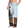 thumbnail image 6 of Salouo Tractor plowing a field Print Pajama Pants for Men, Lounge Pants Elastic Waistband Casual Men's sleepwear Loungewear Sleep Pajama Pant-X-Large, 6 of 6