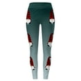 thumbnail image 5 of NIEWTR 2024 Women's High Waist Yoga Pants , Christmas Leggings , Tummy Contro Christmas Leggings Workout Dance Running Yoga Pants(L,Green), 5 of 5