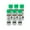 Gloss Hunter Green, variant on Rust-Oleum 7564838-6PK Professional High Performance Enamel Spray Paint, 15 Oz, Gloss Safety Red, 6 Pack