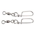thumbnail image 1 of Giratorios De Pesca, 2 Piezas De Broches De Pesca, Conectores De Señuelo, Rodamiento De Bolas De Fuerza De Tracción Fuerte Para Pesca En El Mar, 1 of 7