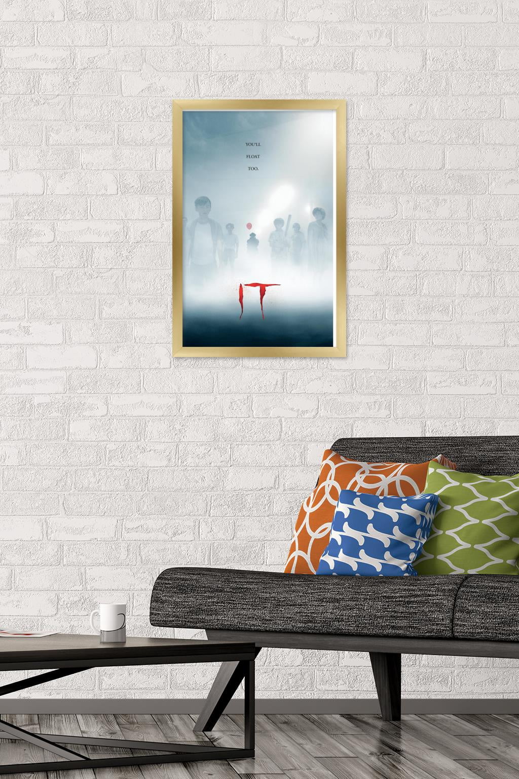 IT - Mist Wall Poster, 14.725" x 22.375", Framed