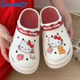 thumbnail image 2 of Miniso Kuromi Women'S Platform Sandals Slippers Cartoon Hello Kitty Kawaiil Slip-Resistant Shoes Cute Summer Girl Women Shoe, 2 of 5