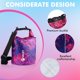 thumbnail image 4 of Dry Bag Waterproof 5L Roll Top Sack Keeps Gear Dry Lightweight Dry Sack with Waterproof Phone Case for Kayaking Boating Camping Swimming and Beach Adventures Red Camo, 4 of 5