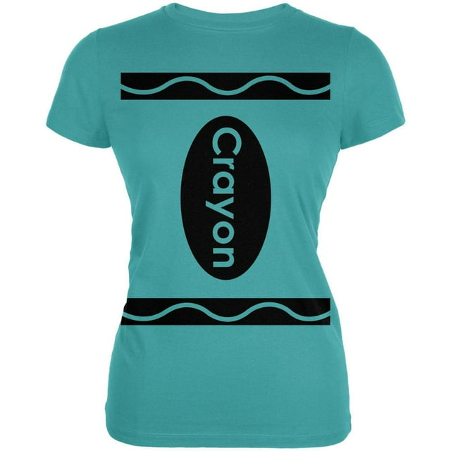 Halloween Crayon Costume Juniors Soft T Shirt