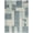 Blue Ivory, variant on Nourison Astra Machine Washable Geometric Multicolor 5'3" x 7' Area Rug, (5x7)