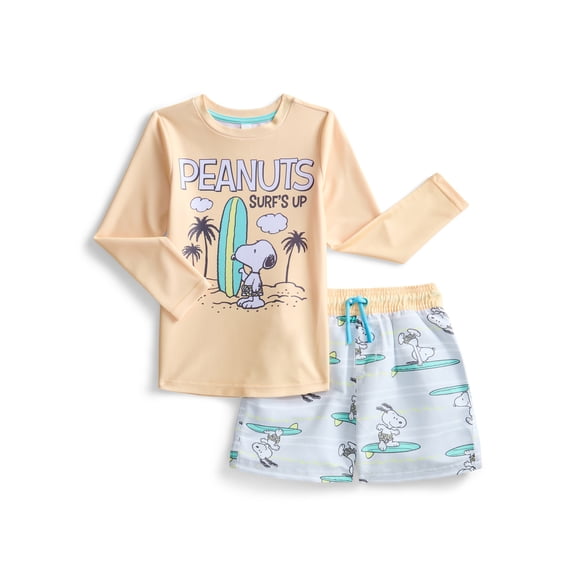 Character Toddler Boy Rash Guard Set, 2-Piece, Sizes 12M-5T