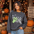 thumbnail image 5 of Monster Skeleton Pinky Promise Sweatshirt, Funny Spooky Halloween Sweater, 5 of 9