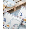 thumbnail image 2 of Pack of 2 Outdoor Pillow Covers, Dwarf Mermaid Kiss Starfish Waterproof Square Throw Pillowcase Cushion Decorative Pillow Covers for Couch Patio Tent, 20x20 in, 2 of 6