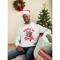 thumbnail image 2 of Saddle Up Santa - Cowboy Xmas Men's Sweatshirt, 2 of 4