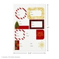 Hallmark Flat Christmas Wrapping Paper Sheets with Cutlines on Reverse