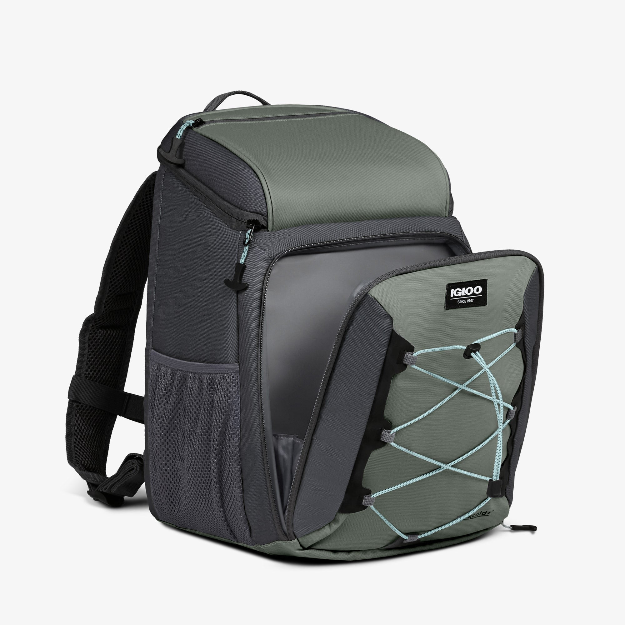 Igloo 30-Can MaxCold Voyager Cooler Backpack - Gray