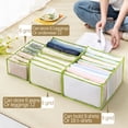 thumbnail image 4 of Mesh Storage Box Foldable Closet Clothes Dividers Nylon Dresser Compartments Organizers, 4 of 8