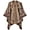 Coffee, variant on ZhangBaoLin Women Shawl Wrap Cardigan Poncho Cape Open Front Long Sweater Coat Winter Fall Wool Blanket
