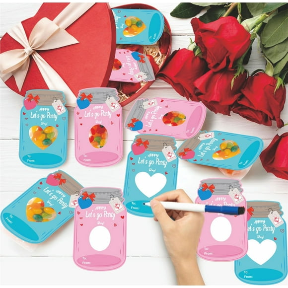 Sentmoon Valentine's Day Classroom Exchange Card Gift Card Valentines Day Gifts for Him Up to 60% Off