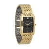 Men's Diamond Dial Tank Watch