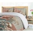 thumbnail image 3 of Ambesonne Flowers Duvet Cover Set, Spring Chamomiles Modern, King, Blush Grey Teal Beige, 3 of 4