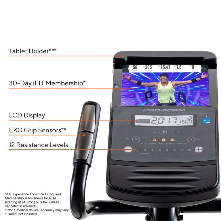 ProForm Cadence LE Rear Drive Elliptical with 14 Stride iFIT Bluetooth Enabled