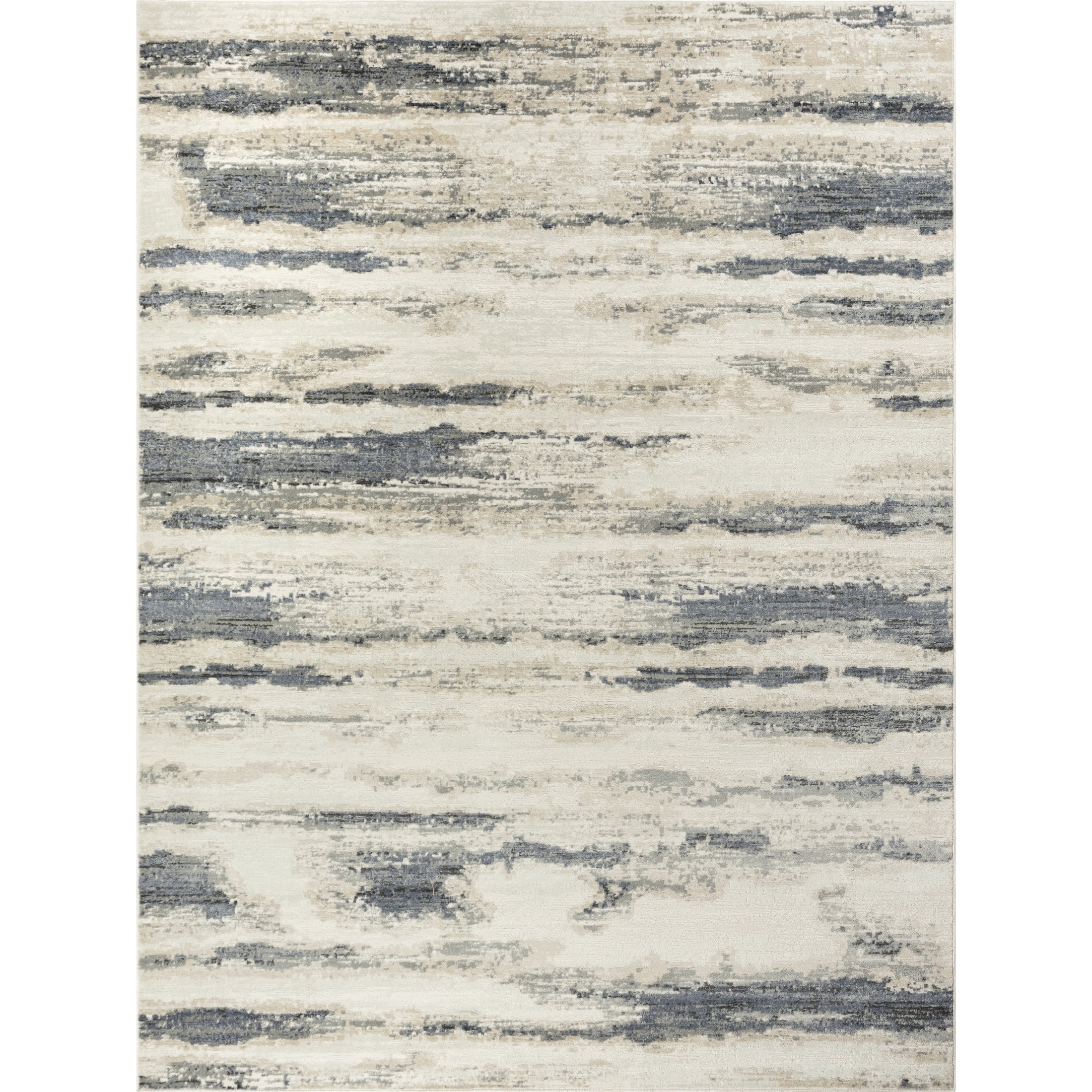 Nourison Serenity Home 7'10" x 9'10" Blue Multicolor Modern Indoor Rug