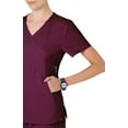 thumbnail image 3 of Koi Lite Womens Philosophy 316 Side per Scrub Top-Wine-Medium, 3 of 3