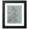 thumbnail image 2 of Jean Leonard Lugardon 20x24 Black Modern Framed Museum Art Print Titled - A Young Priest Kneeling, 2 of 5