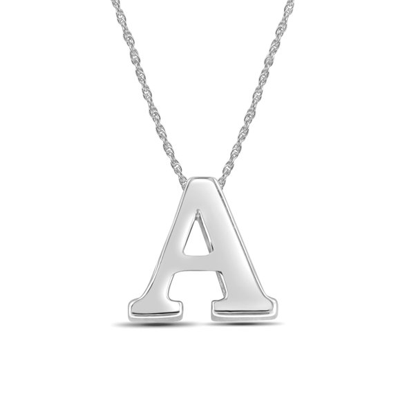 JewelersClub Sterling Silver A Initial Pendant
