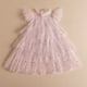 thumbnail image 1 of Verano bebé niñas princesa vestido Hada estrella lentejuelas aire malla vestido tul tutú falda para niños niña cumpleaños fiesta Casual ropa 130(6T) Gao Jinjia LED, 1 of 2