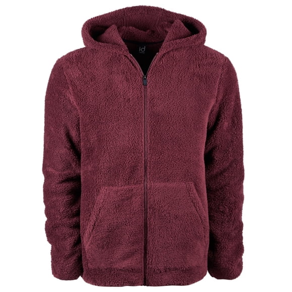 Ideology Sweat à Capuche à Fermeture à Glissière Complet en Polaire pour Homme, Violet, Très Grand