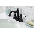 thumbnail image 2 of Fauceture FSC1600APL American Patriot 4 in. Centerset Bathroom Faucet with Brass Pop-Up, Matte Black, 2 of 3