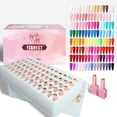thumbnail image 1 of Set de esmaltes de uñas en gel FZANEST, 130 unidades, 15 ml, con capa base, 120 colores, 1 of 7