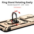 thumbnail image 4 of for Samsung Galaxy A33 5G Case Heavy Duty Military Grade Protection,Camera Lens Slide Protection & 360°Rotate Magnetic Car Mount Holder Kickstand Rugged Shockproof Drop Hard Shell,Gold, 4 of 8