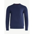 thumbnail image 5 of Free Assembly Men's Cozy Yarn Everyday Crewneck Sweater with Long Sleeves, Size XS-3XL, 5 of 5