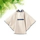 thumbnail image 4 of EeaseMX Poncho impermeable para niños, capa impermeable, capucha, impermeable de una pieza (beige) - Talla L, 4 of 7