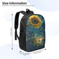 thumbnail image 2 of Xecao Sunflower Castle Starry Sky print Travel Backpack, Large Computer Backpack for Men Women, College School Rucksack Book Bag, 2 of 5