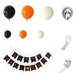 thumbnail image 2 of EUDIDV Halloween Decorations Halloween Black Orange Balloons Set Balloons Arch Ghost Festival Shaped Balloons Pull Flag Sale Clearance, 2 of 6