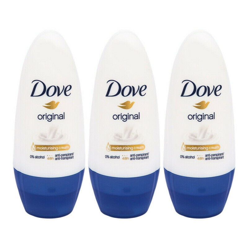 3 Pack Dove Original Roll On Antiperspirant Deodorant, 50ML Walmart