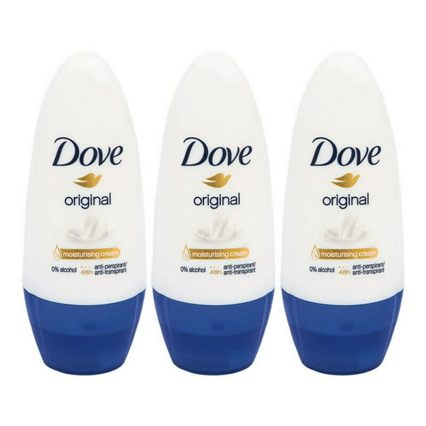 3 Pack Dove Original Roll On Antiperspirant Deodorant, 50ML Walmart