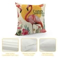 thumbnail image 4 of PHYHOO Summer Flamingo Pillow Covers Decorations Throw Pillows Farmhouse Outdoor Patio Cushion Case for Sofa Couch Home, 4 of 5