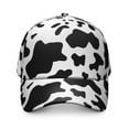 thumbnail image 2 of Vintage Farm Animal Pattern Dad Hat - Minimalist Cow Cartoon Adjustable Snapback Cap for Unisex, Country-Themed Aesthetic with Curved Brim & UV Protection, 2 of 7