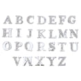 thumbnail image 1 of 26pcs Rhinestones Letters Alloy Letters Charm Beads for Wristband Bracelets, 1 of 6