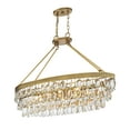 thumbnail image 5 of Windham 8-Light Linear Chandelier in Warm Brass, 5 of 7