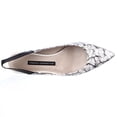 thumbnail image 2 of Womens French Connection Kourtney Elastic Slingback Dress Pumps - Black/White, 2 of 6