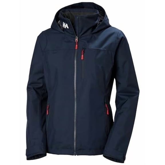 34447 Helly Hansen Women's Crew Hooded Midlayer Jacket 2.0 NAVY SMALL