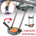 thumbnail image 3 of Agiferg Adjustable Angle Drill Holder Guide Stand Positioning Bracket for Electric Tool, 3 of 6