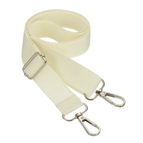 Purse Strap Replacement 1 Inch, Bag Strap Belt for Canvas Bag Handbag Guitar, Beige