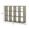 thumbnail image 6 of Better Homes & Gardens 12 Cube Storage Organizer, Rustic Gray, 6 of 11