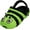 Lime/Black, variant on NORTY Toddler Unisex Clogs Fun Caterpillar Bug Shoes for Kids with Comfortable Back Strap