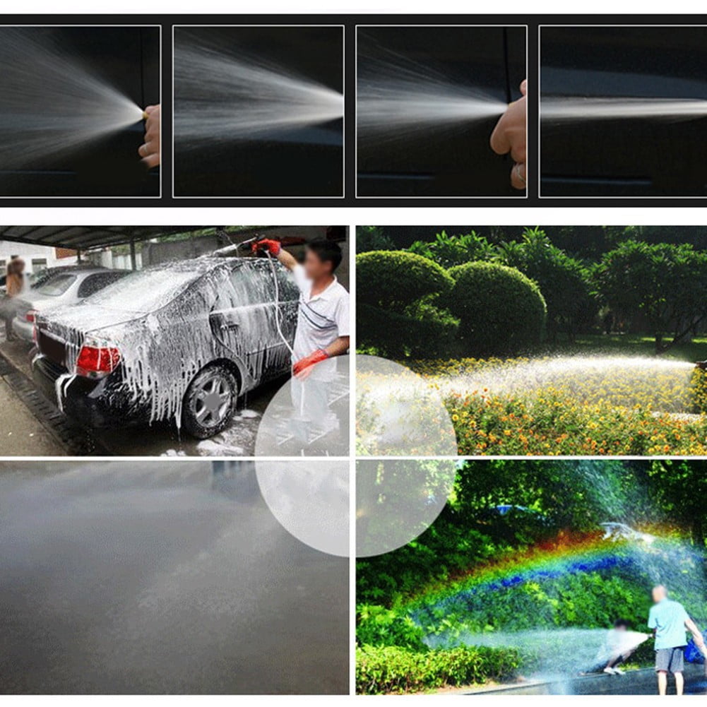 High Pressure Washer Water Spray Garden Hose Nozzle Foam Bottle Clean Washer