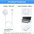 thumbnail image 3 of Watch , Watch Charging Cable Over Temperature   For Travel White, 3 of 8