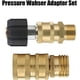 thumbnail image 1 of Accesorios para lavadoras a presión, kit de conector rápido de manguera de alta presión, conecta la lanza cilíndrica y la manguera, conexión rápida M22 de 3/8 pulgadas, desconexión rápida de 3/4 pulgadas, 8 piezas LingWen 8390615222563, 1 of 1